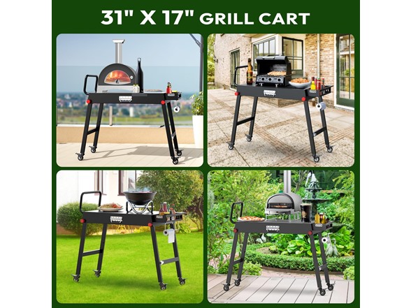 NUUK Heavy Duty Folding Grill Table Cart