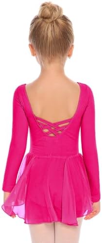 Girls Classic Long Sleeve Dance Dress