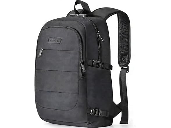 Tzowla Black 17.3" Laptop Backpack