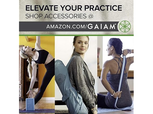 Gaiam Yoga Mat Premium Print 68in