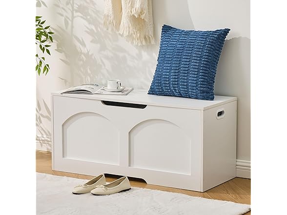 oakvivo Wooden Storage Bench