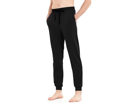 Idtswch Men (XL) Inseam Sweatpants Pants Black