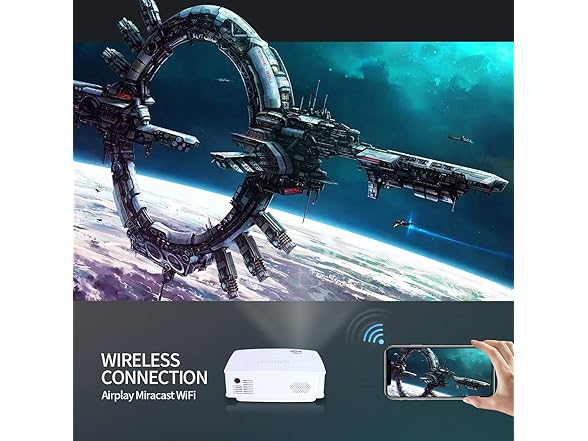 PONER SAUND WiFi Mini Projector 1080p