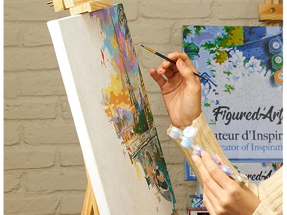 Figured"Art Paint by Numbers for Adults Love Flowers
