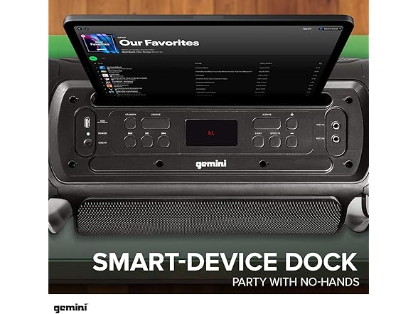 Gemini Bluetooth Home Stereo System