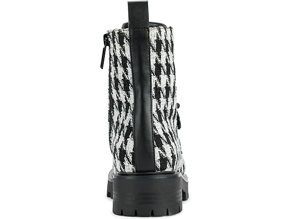 KARL LAGERFELD Women's Makenzie Lace Up Combat Boot (6)