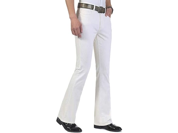 HAORUN Men's (34) Men Corduroy Bell Bottom Flares