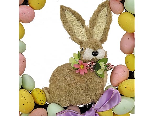16 Inches Easter Artificial Hanging Wreath