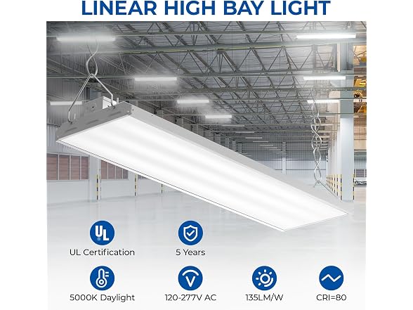 CINOTON 210W LED High Bay Light 2-Pack