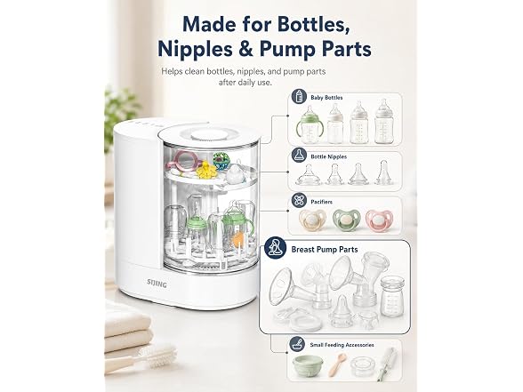 SIJING Baby Bottle Washer Sterilizer