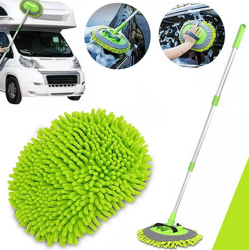 Route Auto Car Cleaning Washing Mop Brush Adjustable - Gallery 5