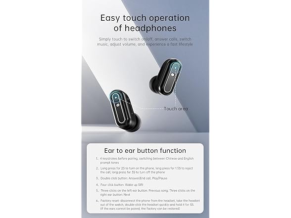 GTSolonia Smart Watch with Earbuds