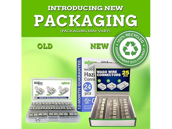 New Age America WAGO 221 Series 25pc Compact Splicing W