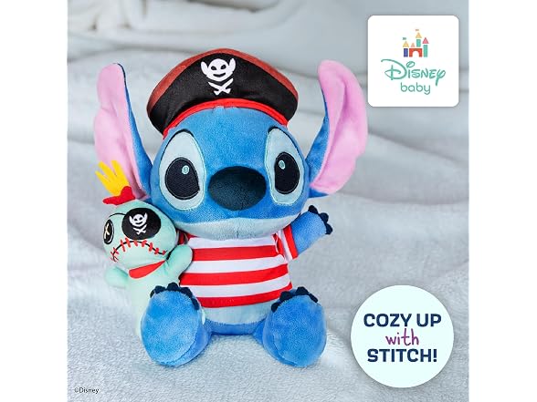 Disney Baby Pirate Stitch Holding Little Scrump