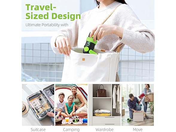 CrazyFeb Vacuum Bags for Travel