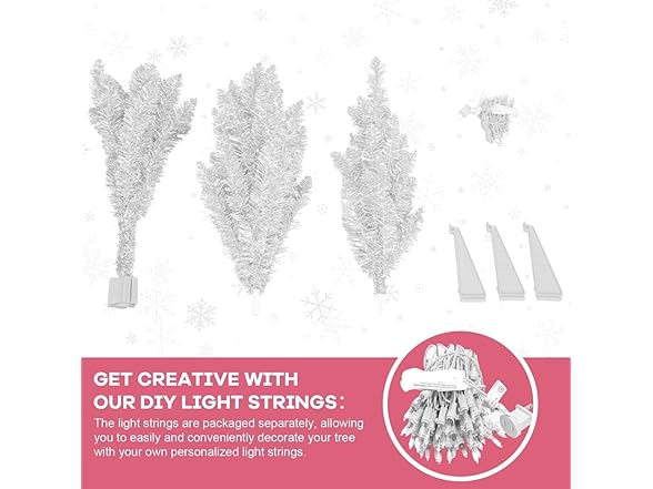 KISIQI 4FT Artificial Christmas Tree