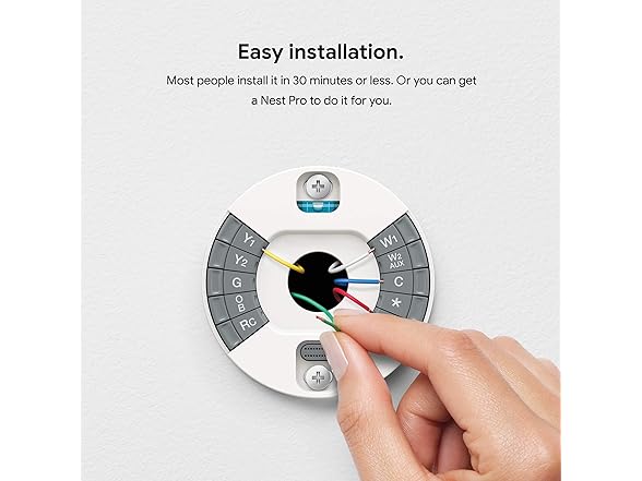 Google Nest Learning Thermostat - Programmable Smart Thermostat for Home - 3rd Generation Nest Thermostat - Compatible with Alexa - Brass (Renewed) (Open Box)