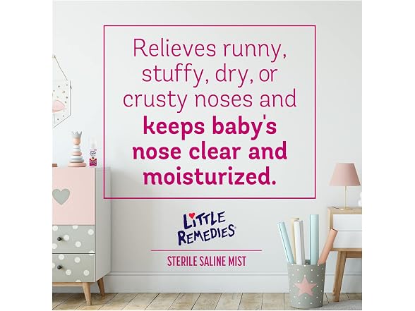 Little Remedies Baby Saline Nasal Mist 3 fl oz