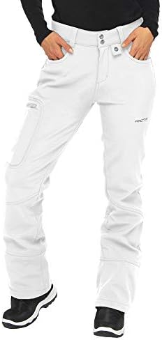 Arctix Women's Sarah Fleece-Lined Softshell Pants, White, X-Small