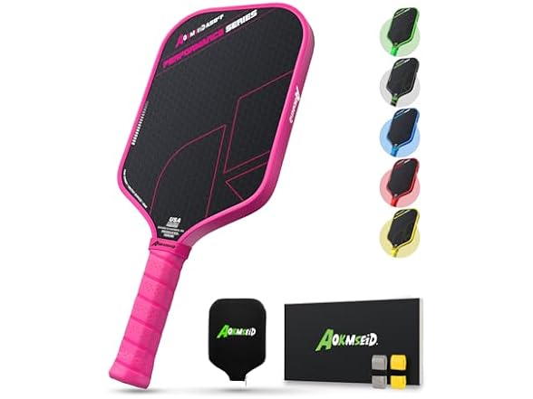 Pink Carbon Fiber Pickleball Paddle
