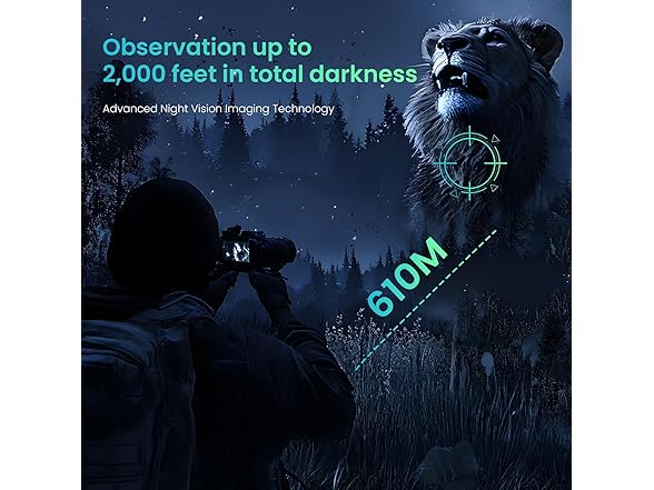 4K Night Vision Goggles | 3in HD Screen