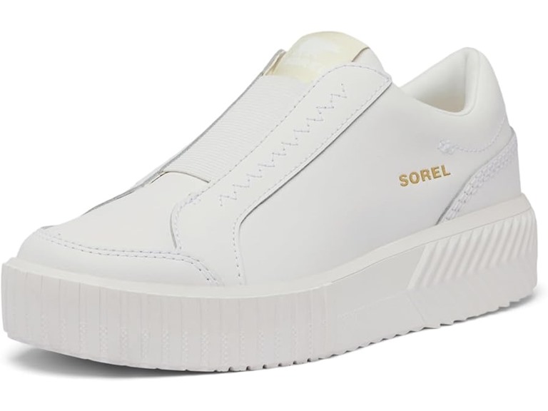 Sorel Women's ONA Ave Slip On Sneaker, sea Salt/Chalk, 7.5