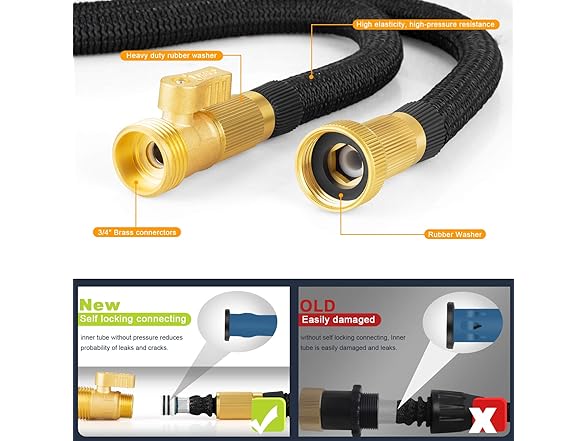 125ft Expandable Garden Hose