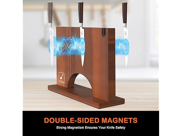 imarku Magnetic Knife Block 12" x 10"