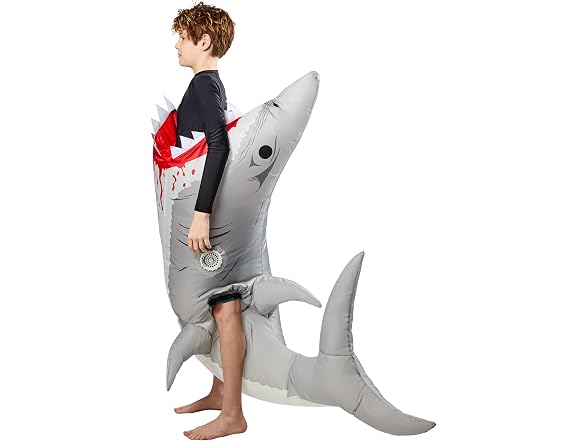 Rubies Shark Inflatable Costume for Kids, Unisex One Size