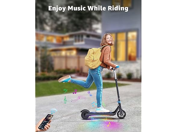 H30Max Kids Electric Scooter Blue - Gallery 4