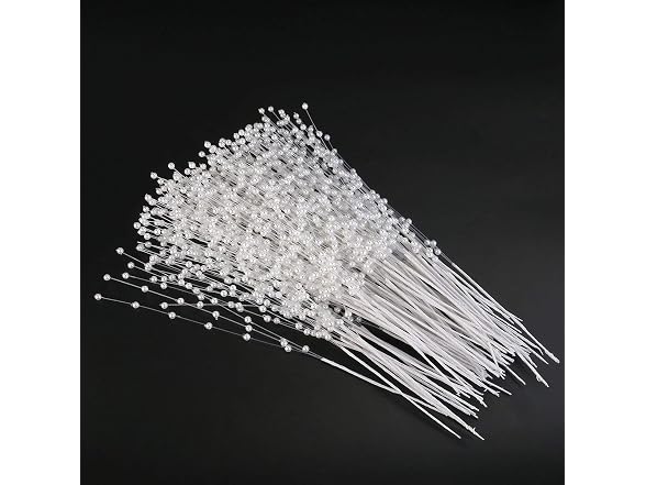 canjoyn 100 Stems Pearl Sticks Beading on