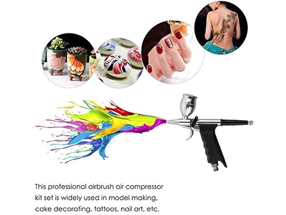 CHAWNIAO Professional Airbrush Paint Sprayer Gun