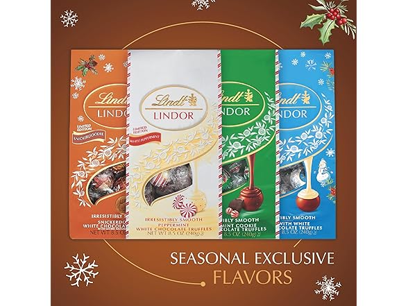 Lindt LINDOR Holiday Snickerdoodle White Chocolate