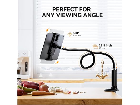 FlyCoco Gooseneck Tablet Stand Holder, [