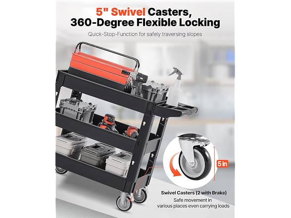 VEVOR Utility Service Cart, 550 LBS