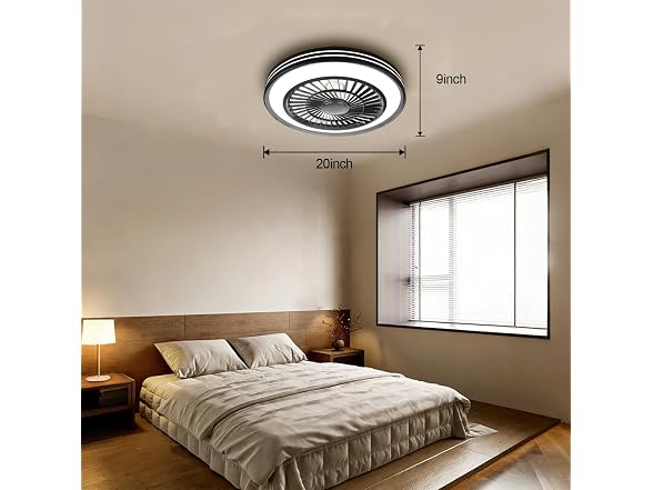 WUTGHUI Ceiling Fan w/Remote