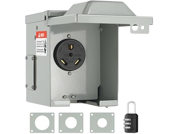 VEVOR 30 Amp RV Power Outlet Box