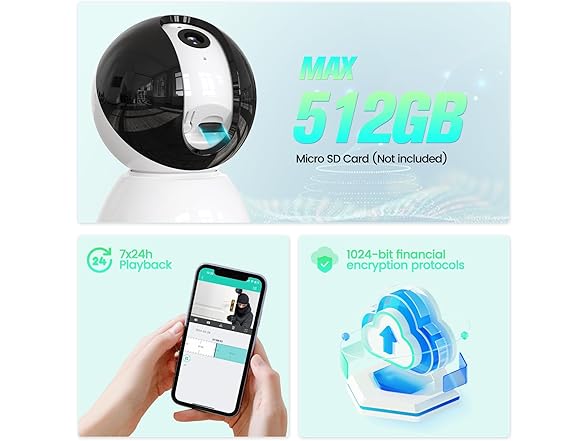 VSMAHOME 2K Indoor Security Camera