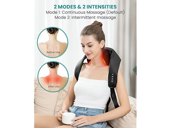 Nekteck Shiatsu Neck and Back Massager