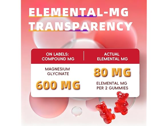 2pack Magnesium Glycinate Gummies