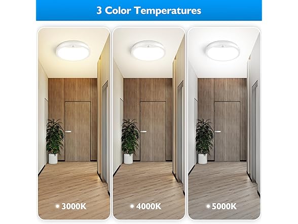 Lakumu 2-Pack 9" Motion Sensor Ceiling Light