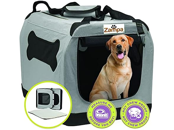 Zampa Dog Crates for Extra Large Dogs
