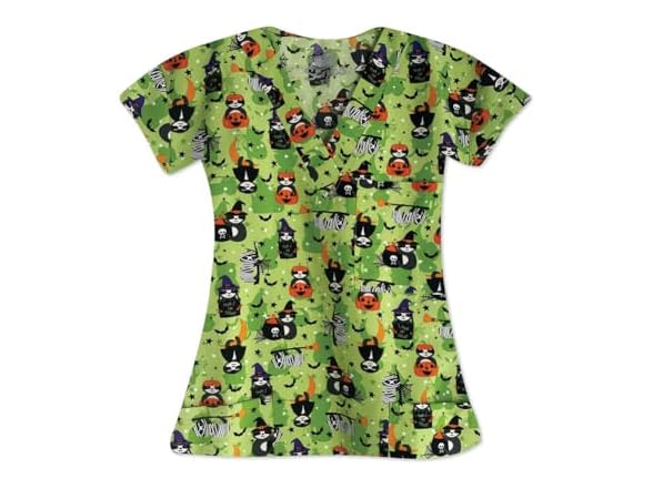 I Love Scrubs Halloween Scrub Top