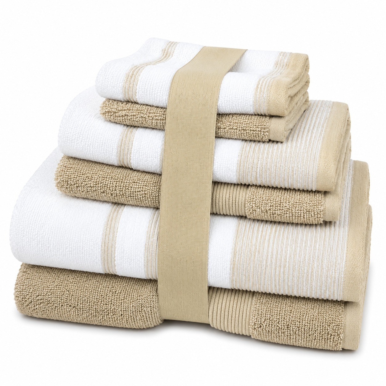 6-Piece or 12-Piece 2Tone Towel Sets - Gallery 15