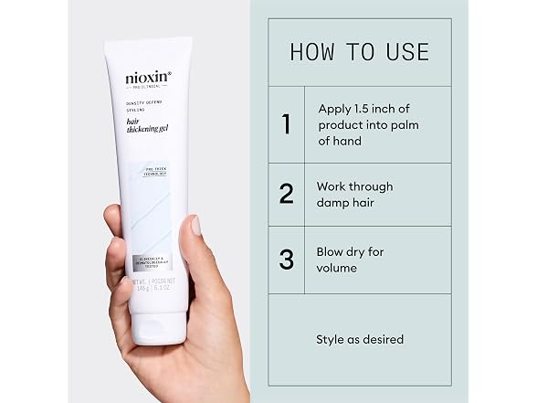 Styling Hair Thickening Gel, 5