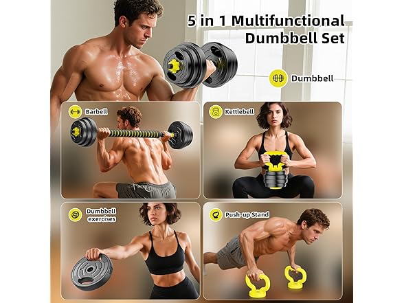 15lbsX2 Adjustable Dumbbell Set