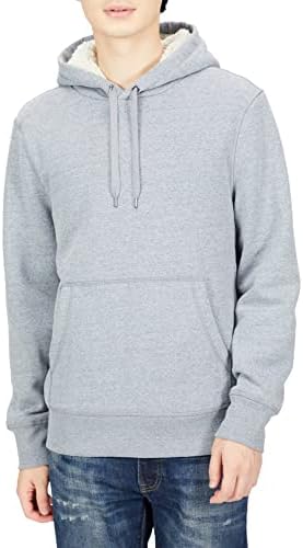 Amazon Essentials Mens Sherpa Lined Pullover Hoodie