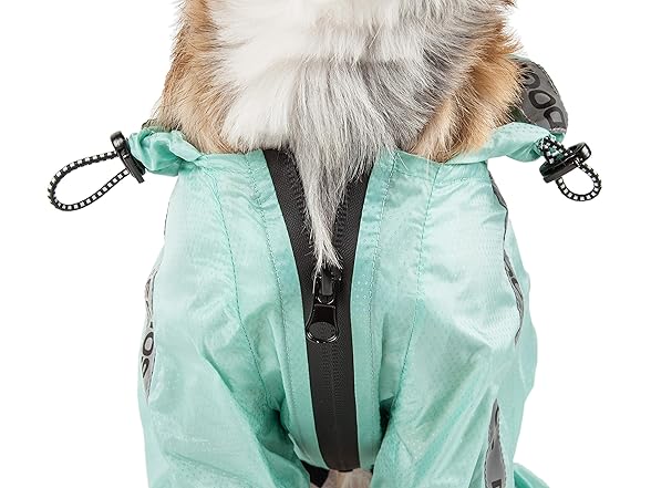 Pet Life T-Shield Full Body Dog Raincoat