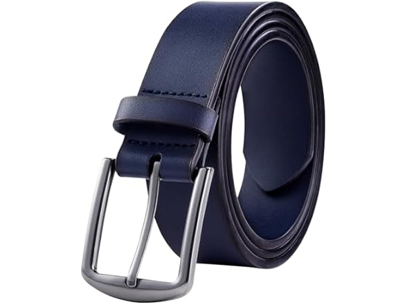 KM Legend Men Leather Dress Work Business Belt