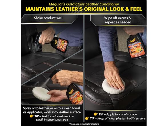 Meguiar's Leather Care Kit - Premium Car Cleaner